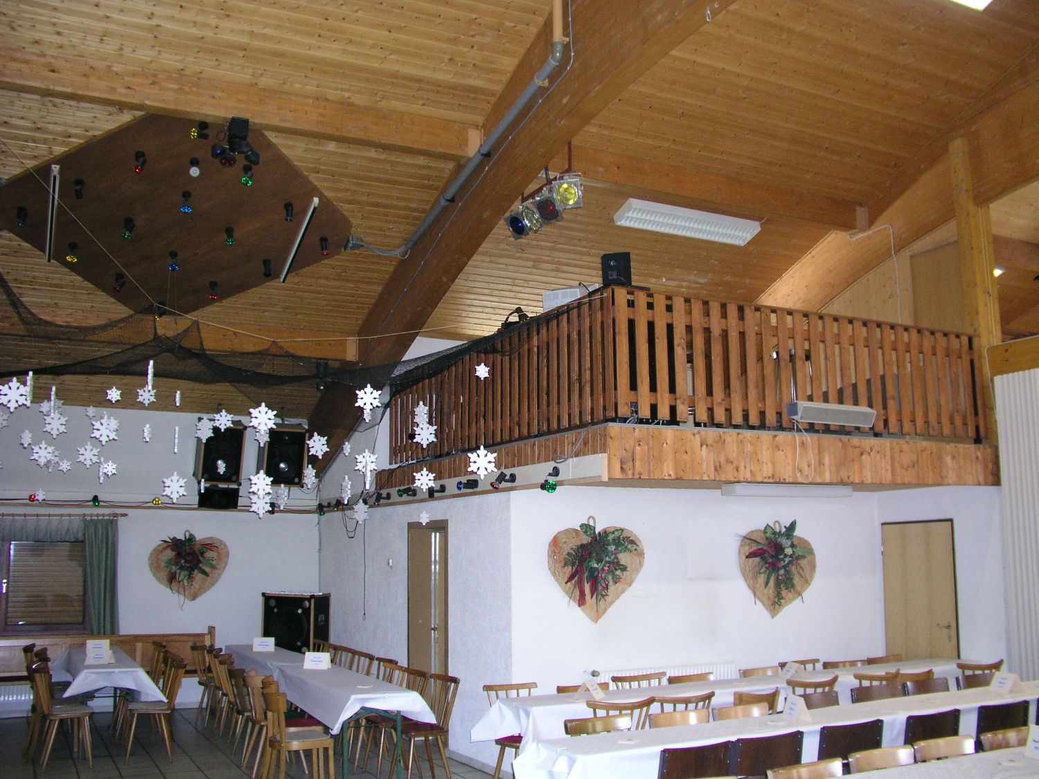 Balustrade mit Musikanlage